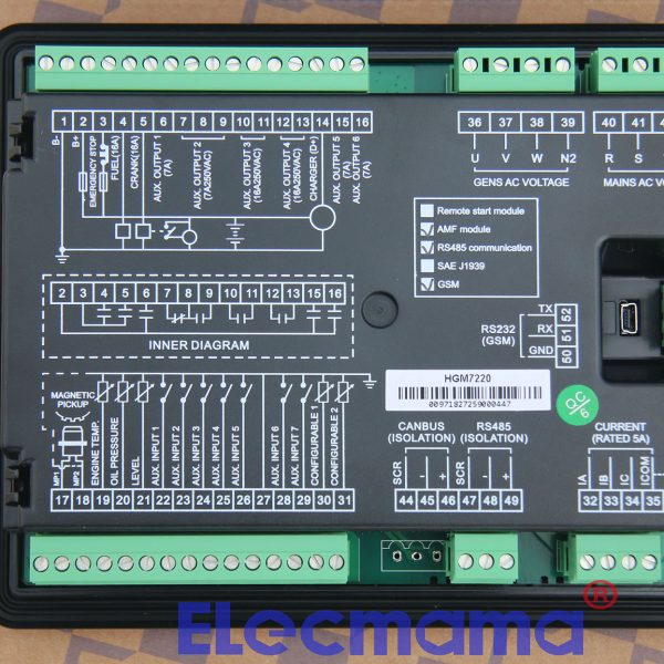Smartgen Hgm7220 Genset Control Module Yangzhou Yongcai Machinery Co Ltd