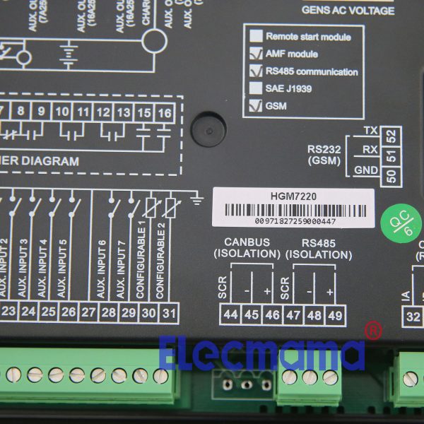 Smartgen HGM7220 genset controller -12