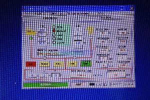 monitoring interface with real time data in the RS485 network