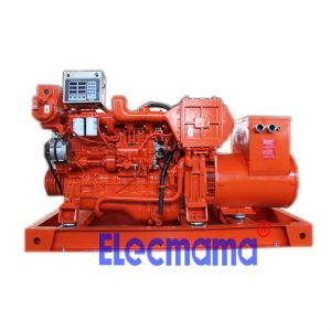 90kw Yuchai marine auxiliary diesel generator set