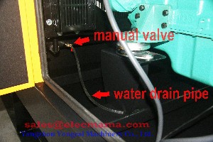 water drain pipe for engine radiator