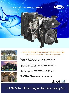 Lovol 1000 Series Diesel Engine For Generating Set