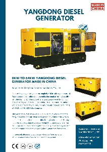Yangdong diesel generator poster