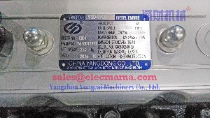 YSD490D Yangdong diesel engine nameplate