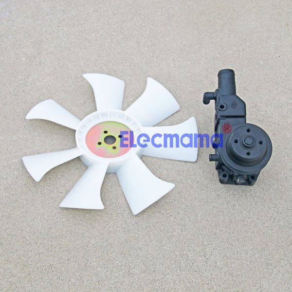 Yangdong YSD490ZLD cooling fan and water pump -2