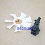 Yangdong YSD490ZLD cooling fan and water pump -3