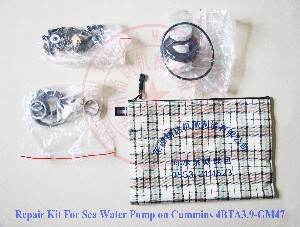 repair kit for sea water pump on Cummins 4BTA3.9-GM47 marine diesel engine