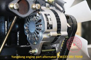 Yangdong engine part alternator JFWZ27 28V 750W