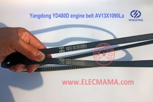YD480D Yangdong engine belt AV13X1090La