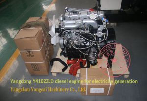 Yangdong Y4102ZLD diesel engine for electricity generation