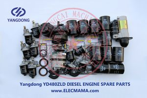 Yangdong YD480ZLD diesel engine parts
