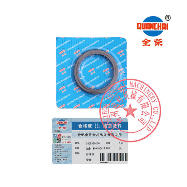Quanchai QC480D crankshaft rear oil seal -2