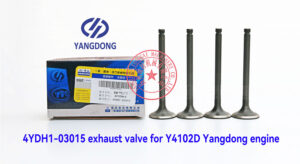 4YDH1-03015 exhaust valve for Y4102D Yangdong diesel engine