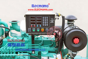 Enda ED211ZFD2 monitor instrument mounted on Cummins 6BT5.9-GM83 marine diesel engine